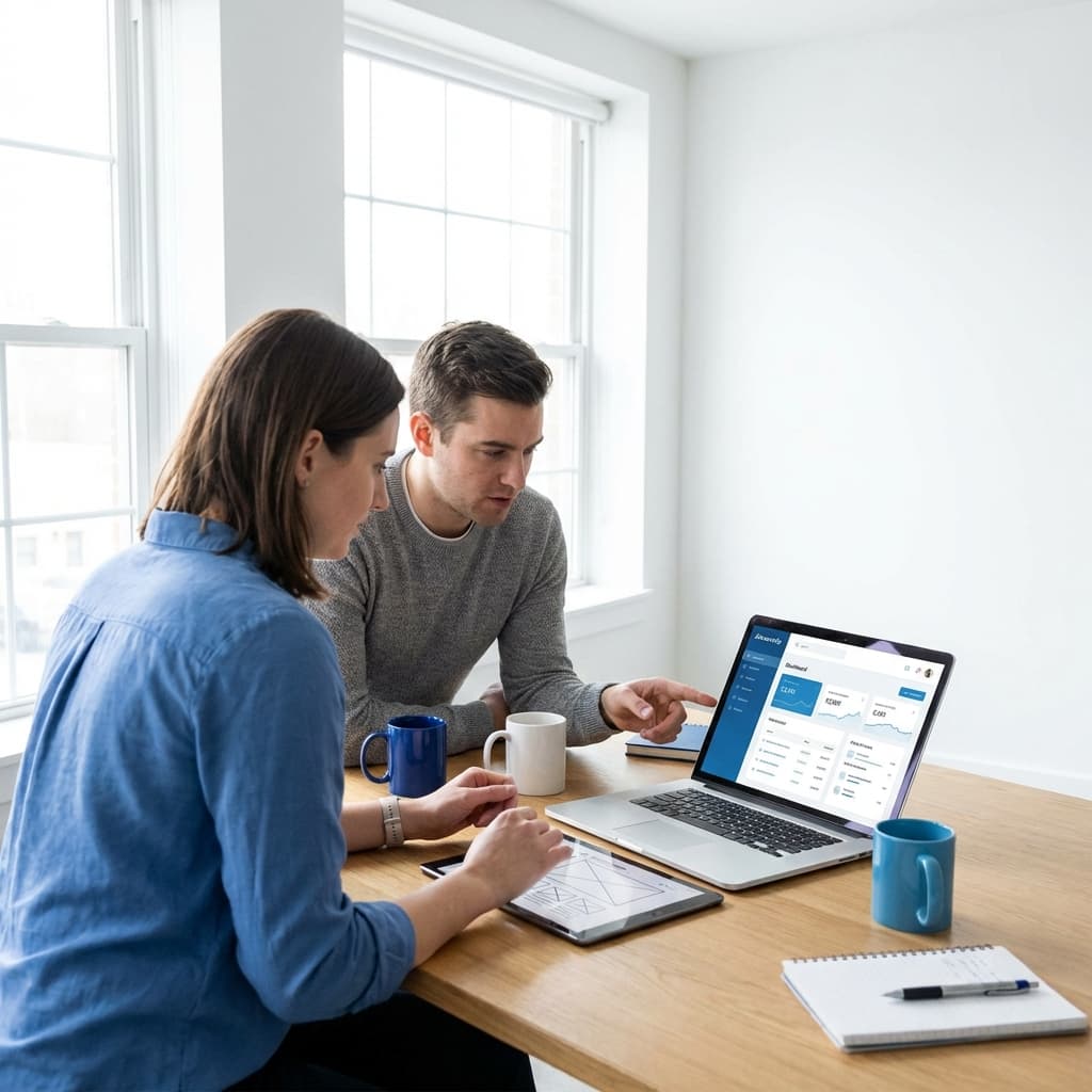 AdvanceUp Team Collaborating